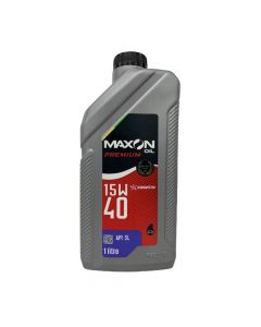 Óleo Lubrificante Para Motores 15W40 API SL 1L Maxon Oil