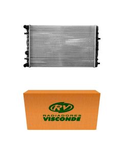 Radiador Volkswagen Voyage 1.0 1.6 Flex 2008 a 2018 12528 Visconde