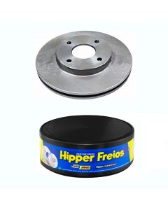 Disco Freio Dianteiro  4 Furos Fiesta 2000 a 2014 Hipper Freios HF18B
