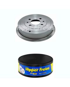 Tambor Freio Traseiro  Cronos 2018 Hipper Freios HF37A
