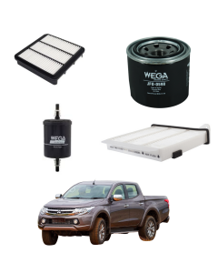 Kit Filtro Troca Óleo L200 TRITON 2.4 3.5 2009 A 2019 WKU540 Wega