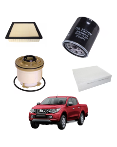 Kit Filtro Troca Óleo L200 2.4 2016 A 2024  WKU541 Wega