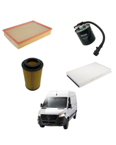Kit Filtro Troca Óleo  Sprinter CDI 2.2 2019 A 2022 WKU601 Wega