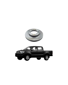 Disco Freio Dianteiro 6 Furos Hilux 2002 a 2015 Hipper Freios HF 512