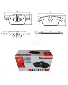 Pastilha De Freio XC60 2.0 2017 A 2021 HQF4211C Ferodo