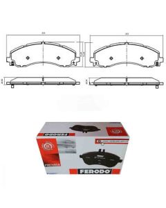 Pastilha De Freio Diant Ram 6.7 2022 a 2024 HQF4213AC Ferodo