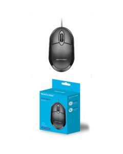 Mouse Com Fio Usb Multilaser Office Mo300 Preto 