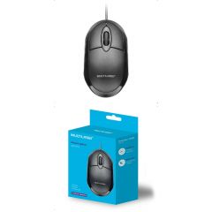 Mouse Com Fio Usb Multilaser Office Mo300 Preto 