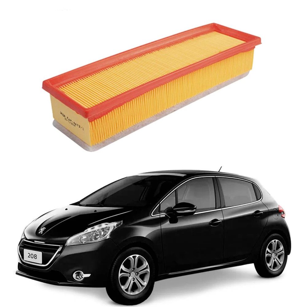 Filtro de Ar Peugeot 208 1.5 1.6 2013 a 2021 Wega